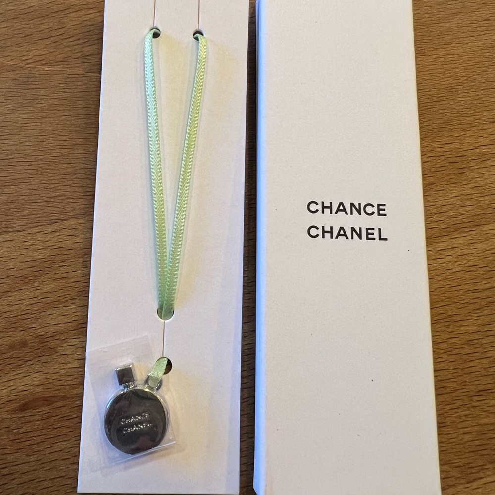Chanel Chance Pendant Charm on Ribbon